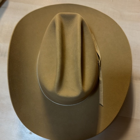 🤠👀DOBBS WEST vintage EMPIRE style western bull rider cattlemen hat fur felt.👀 - Picture 7 of 11